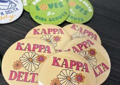 greek promotional pins